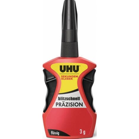UHU 34340 COLLE INSTANTANÉE DE PRÉCISION TRANSPARENT