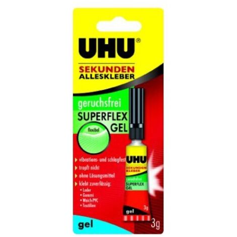 UHU 45565 COLLE GEL TOUT USAGE EXTRA-PUISSANTE SANS ODEUR 3 G
