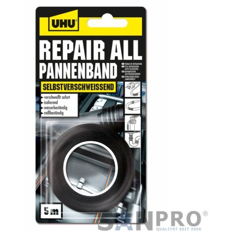 UHU 46805 46805 Reparaturband UHU® Schwarz (L x B) 5 m x 19 mm 1 St.