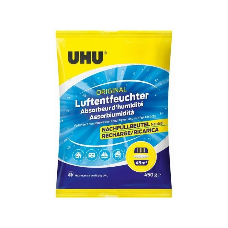 UHU - 47135 recharge pour déshumidificateur sans parfum 450 g