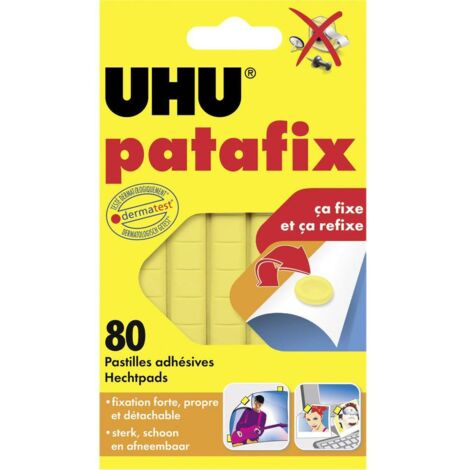 UHU 50140 Pad adesivo UHU patafix Giallo Contenuto: 80 pz.