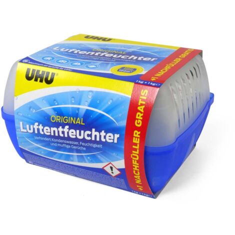 UHU Air Max Granulat-Luftentfeuchter 32 m² Transparent