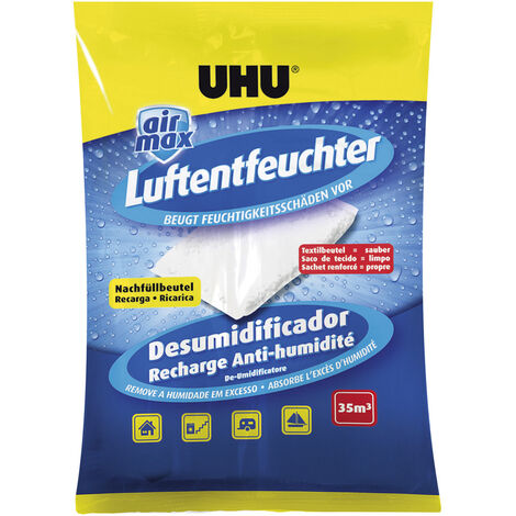UHU airmax Luftentfeuchter-Nachfüllbeutel 14 m² Weiß