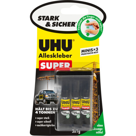 UHU Alleskleber Super Minis 3 x 1 g 3 g ( 3 x 1 g) Universalkleber