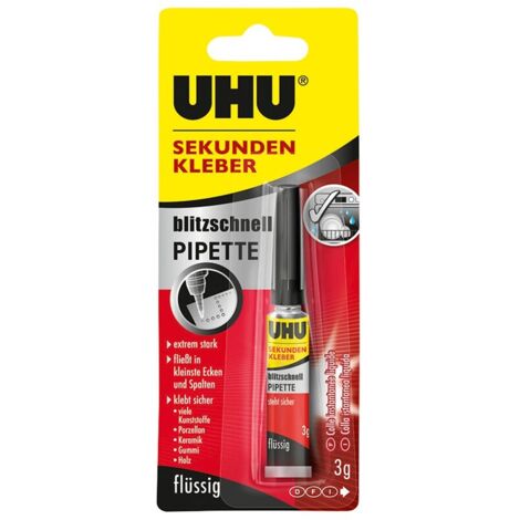 Uhu Colla Instantaneo Liquido 3G (A 10)