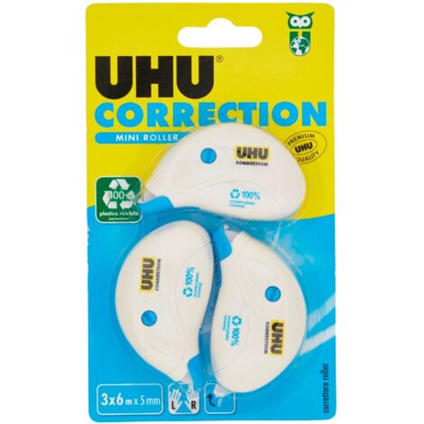 UHU Correttore Roller Mini blister 3 pz x 6mt