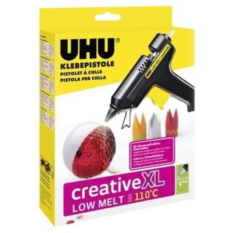 UHU Creative XL pistola per colla nera a bassa temperatura