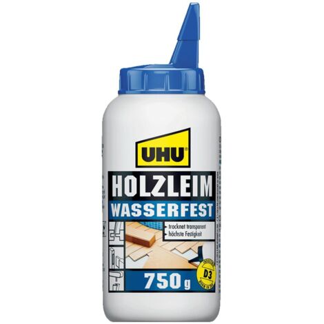 UHU Holzleim Wasserfest Flasche ohne Lösungsmittel 750g