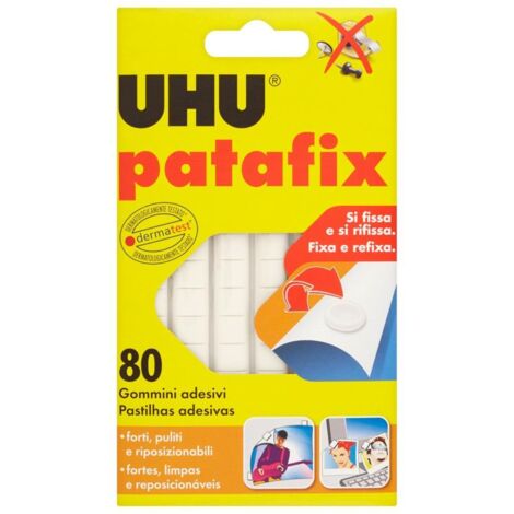 Uhu patafix blanc œillets adhésifs 80pcs - w060260027