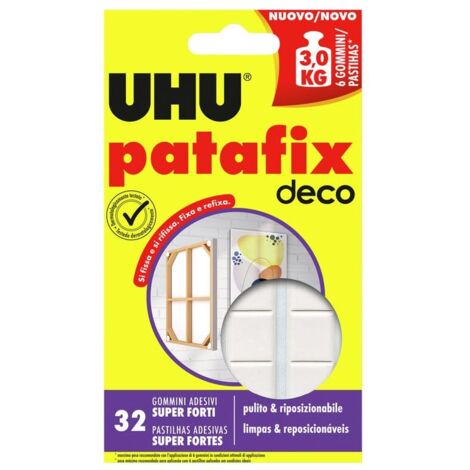 UHU Patafix Deco Gommini Super Forte Deco 32 Adesivi Super Forti