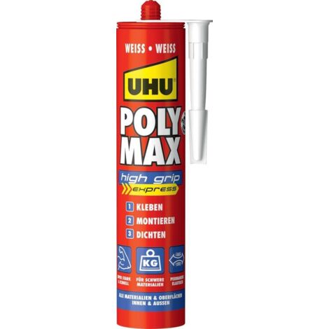 UHU Polymax Highgrip Express Universeller Konstruktionsklebstoff 425g