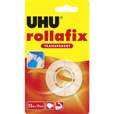 UHU rollafix refill 36945 Klebeband  Transparent (L x B) 25 m x 19 mm 1 St.
