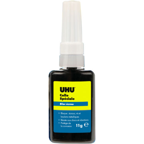 UHU Spezialkleber fÃ¼r Mutternblock - universeller Kleber zur Verhinderung des Lockerns von Muttern, Metallkleber, Tube 11g