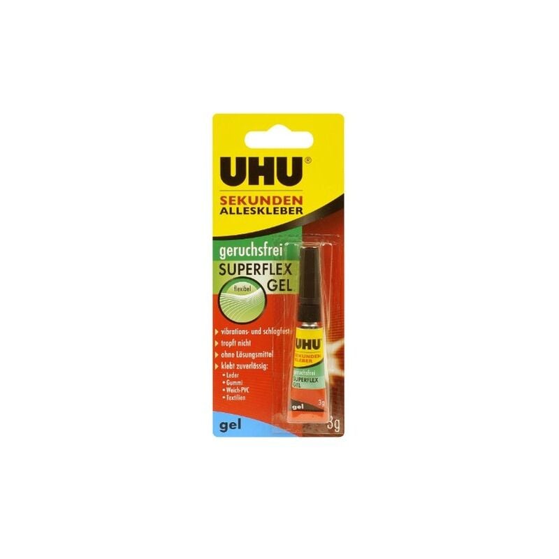 UHU - 45565 colle gel tout usage extra-puissante sans odeur 3 g