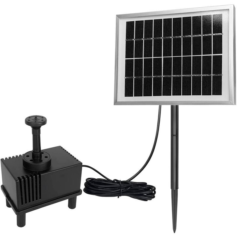 2W Springbrunnen Solarpumpe Wasserspiel Fontaene Solar Pumpe Teichpumpe fuer Garten,Vogel-Bad,Teich,Fisch-Behaelter (2W) - Uisebrt