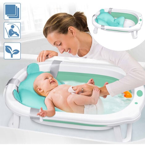 Baignoire de douche pour bébé Seau de bain pliant Portable bébé