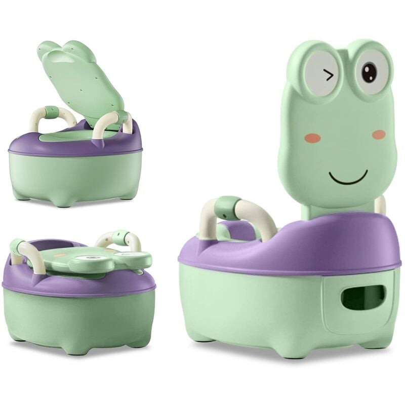 Uisebrt - Pot pour enfants Pot pour enfants pour jeunes enfants Pot pour b¨¦b¨¦s avec protection contre les ¨¦claboussures&accoudoirs Pot pour