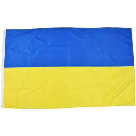 Ukraine-Flagge aus UV-beständigem Polyester – Hochauflösender Digitaldruck