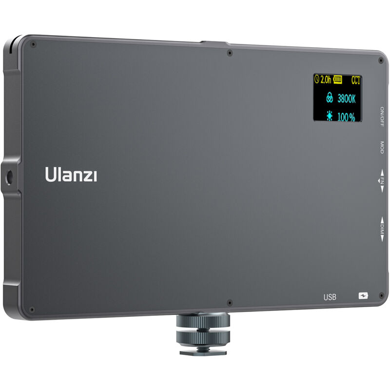 

Ulanzi VL276 RGB Luz de video a todo color Luz de fotografia portatil profesional 276 piezas Perlas de luz Temperatura bicolor ajustable 3200-5600K