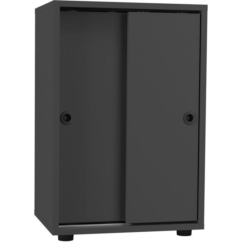 Ebuy24 - Ulas2ST armoire de bureau 2 portes anthracite.