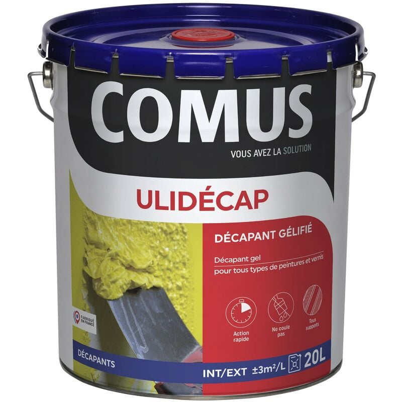 ULIDÉCAP SC - 20L Décapant en gel pour tous types de peintures et vernis - COMUS