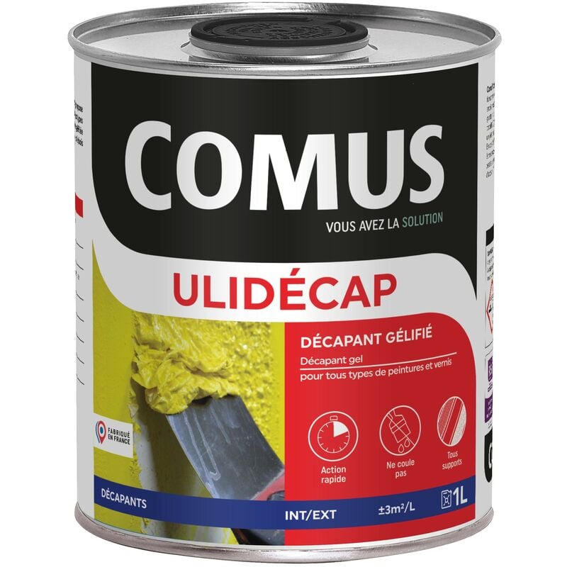Comus - ulidécap sc - 1L Décapant en gel pour tous types de peintures et vernis incolore