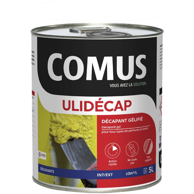 Ulidécap sc - 5L Décapant en gel pour tous types de peintures et vernis Comus