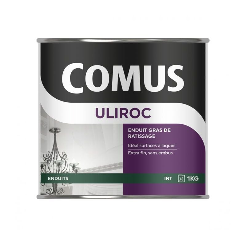 Comus - uliroc 1 kg Enduit gras Haute Dureté pour finitions laquées très soignées