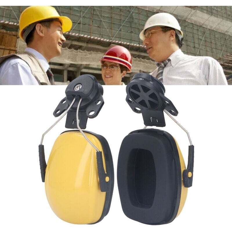 Image of Ulisem 1 Paar Schutzhelme Ohrenschützer Gehörschutz Geräuschunterdrückung für Baustelle