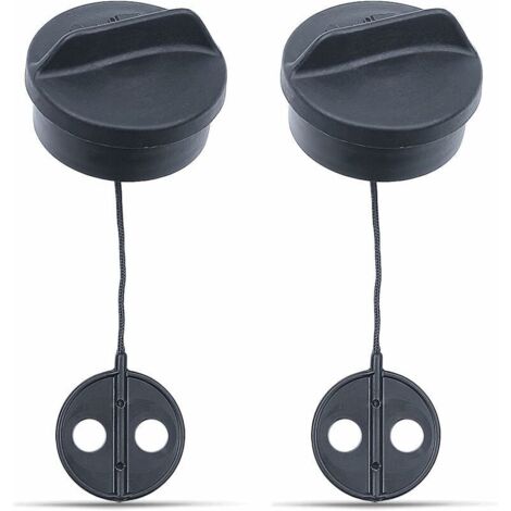 Ulisem 2 Pièces Bouchon de Réservoir pour STIHL FS38 FS45 FS55 FS56 FS80 FS81 FS85 FS88 FS120, AUMEL Bouchon Essence de Débroussailleuse Bouchon de Réservoir Rechange Pièces Détachées