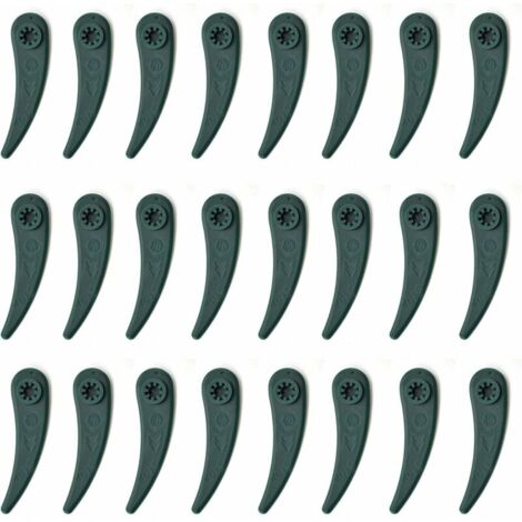 Ulisem 24er-Pack Kunststoff-Ersatzklingen für Bosch Durablade Art 23-18 LI Art 26-18 LI Trimmer