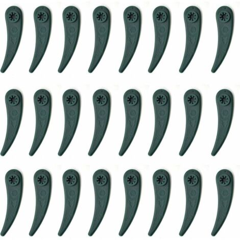Ulisem 24er-Pack Kunststoff-Ersatzklingen für Bosch Durablade Art 23-18 LI Art 26-18 LI Trimmer