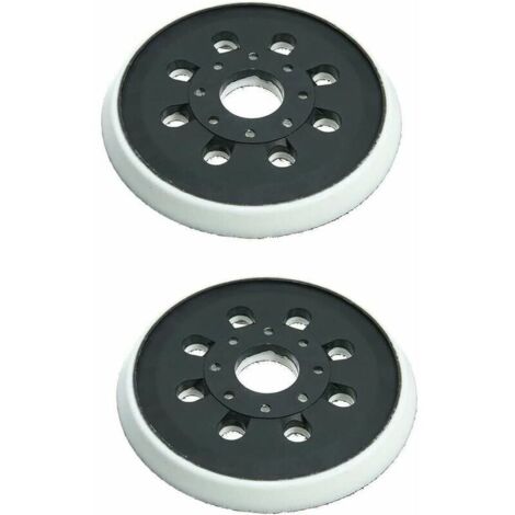 Ulisem 2er-Pack 5 Zoll 8-Loch-Ersatzschleifpads, kompatibel mit Bosch GEX 125-1 AE, PEX 220 A, PEX 220 AE