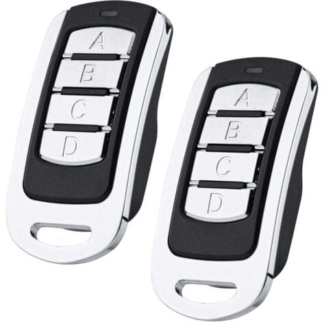Ulisem 2er Pack Garagentoröffner 250-868 MHz für Hörmann HSM4 HSE4 SE2 HSM4 Handsender Kompatibel mit Marantec Digital D302 D304 D384 Handsender Kompatibel mit Berner Handsender