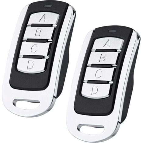 Ulisem 2er Pack Garagentoröffner 250-868 MHz für Hörmann HSM4 HSE4 SE2 HSM4 Handsender Kompatibel mit Marantec Digital D302 D304 D384 Handsender Kompatibel mit Berner Handsender