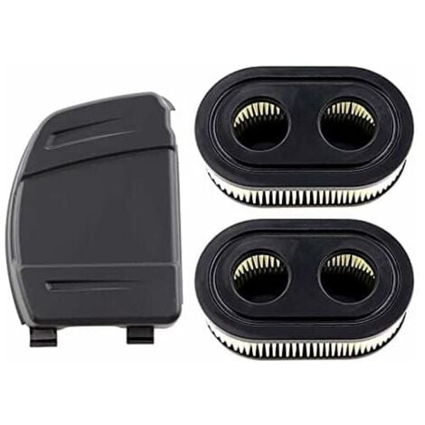 Ulisem 2er-Pack Luftfilter mit Luftfilterabdeckung für Briggs & Stratton 550E, 575EX, 575IS, 625EXI, 650EXI, 675EXI, 675IS Motoren, ersetzt Teile 594106, 798339, 798452, 593260.