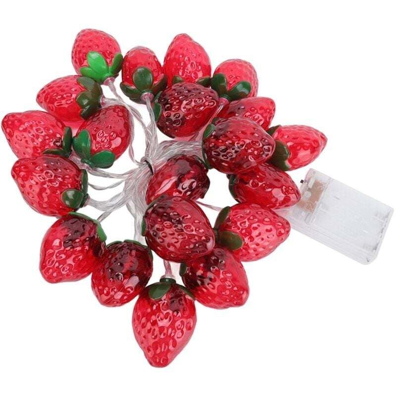 Image of 3 m 20 LED-Lichterkette mit Obst-Motiv, batteriebetrieben, für Weihnachtsfeiern - Ulisem