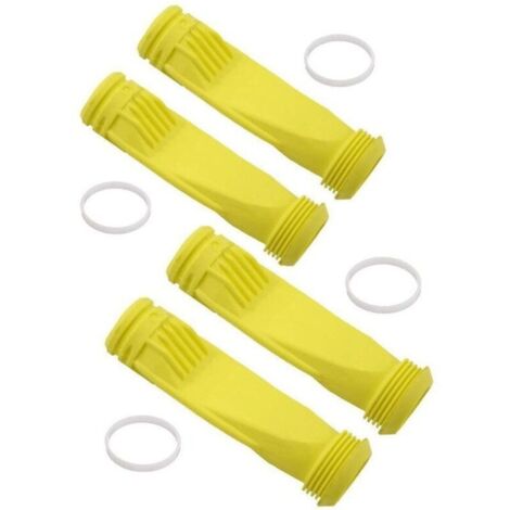 Ulisem (4 pezzi) W69698 Diaframma compatibile con robot pulitore automatico per piscine Zodiac Baracuda G3 G4 con anello di fissaggio bianco W81600
