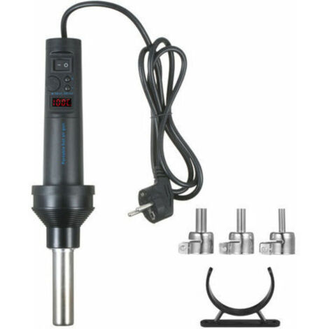 Ulisem 420W Mini Pistolet à Air Chaud Pistolet Thermique, écran Numérique, Température Et Débit D'Air Réglables Pour Le Bricolage, Le Thermorétractage, Le Séchage, Le Décapage De Peinture Etc
