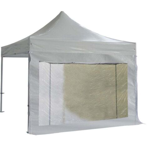 Ulisem 4m Bâche grand fenêtre panoramique PVC 580g/m² Blanc