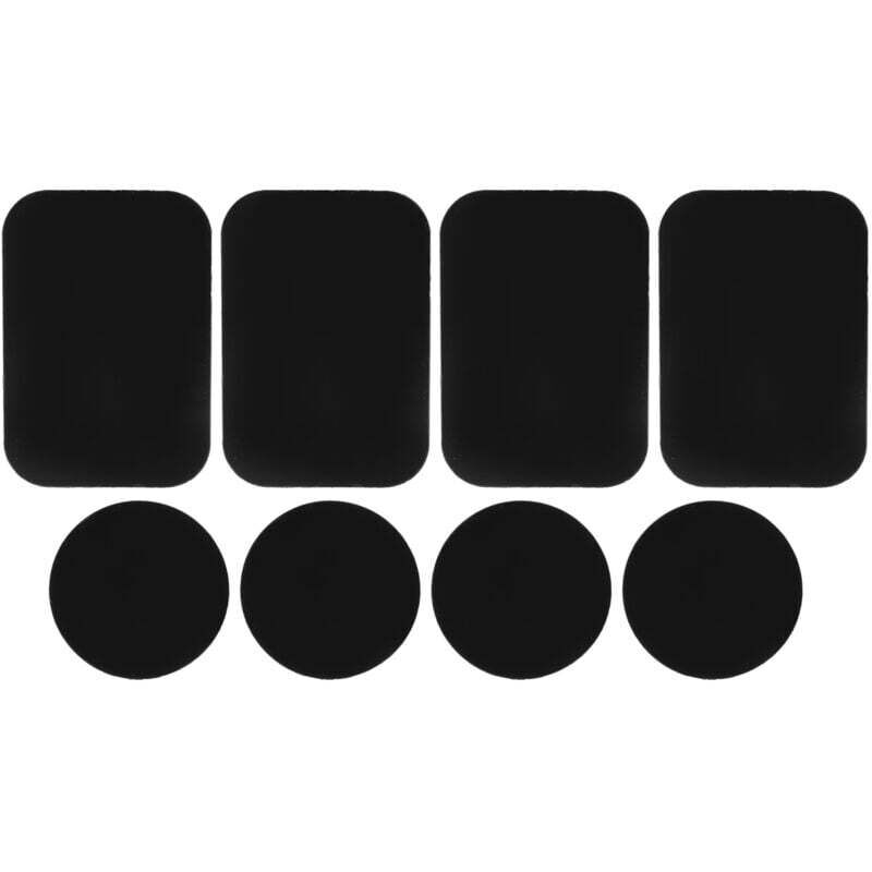 Image of 8 Stück Metallplatten selbstklebend für magnetische Auto-Telefonhalterung - Ulisem