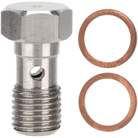 Ulisem Adaptateur Banjo, 25 mm de long résistant à la corrosion Banjo adaptateur de montage de frein pour voiture