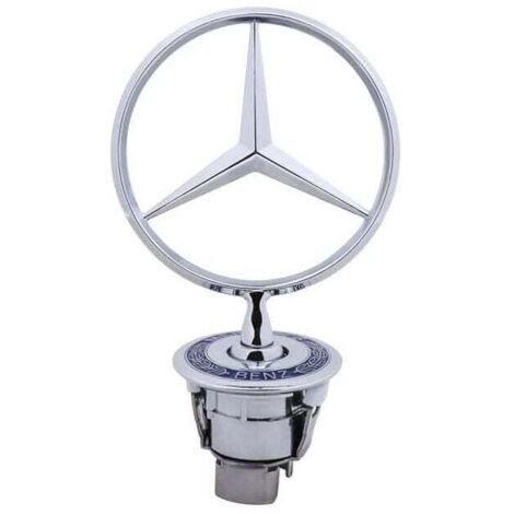 Ulisem Adecuado para cubierta de marca de cabeza de trigo cuadrada Mercedes-Benz con plano cuadrado W124 W202 W203 W208 W210/44 mm