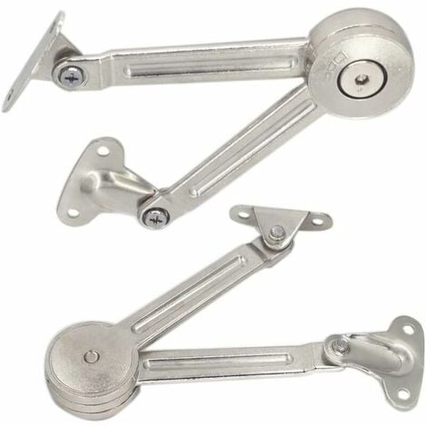 Ulisem Betterlife Lot de 2 compas à système d’amortissement pour abattants de portes relevables de placard de cuisine