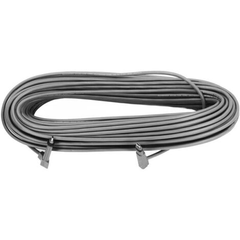 Ulisem Câble de remplacement professionnel Starlink – Kit de rallonge Starlink 45,7m (150ft) avec clips de fixation, compatible avec satellite rectangulaire Starlink V2