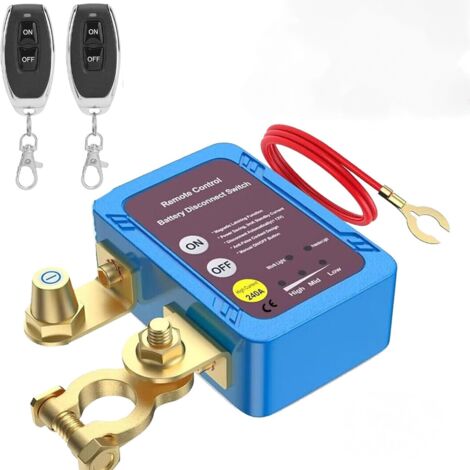 Ulisem Coupe Circuit Batterie 12V,Coupe Batterie 240A,Coupe Batterie Voiture,Interrupteur