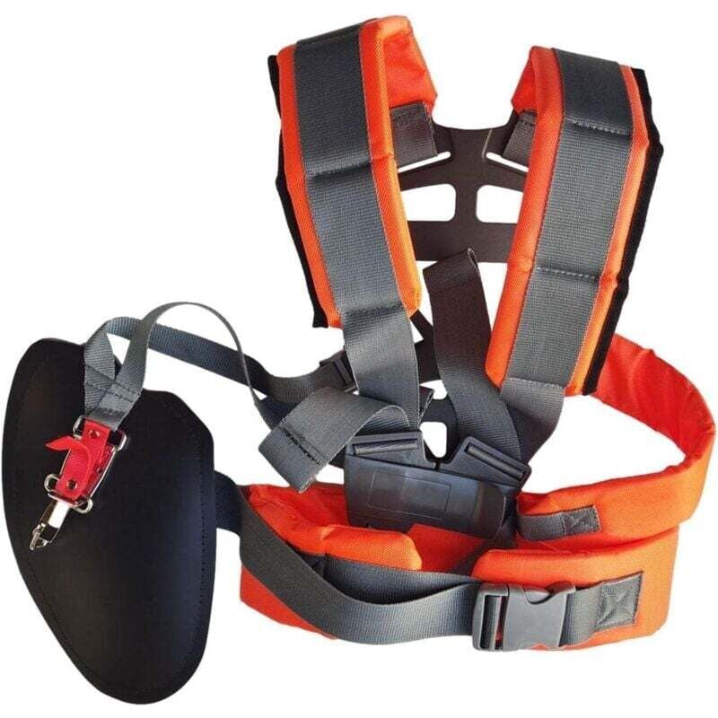 Image of Ulisem Doppel-Schultergurt für Rasenmäher, verstellbarer Schultergurt für Rasenmäher