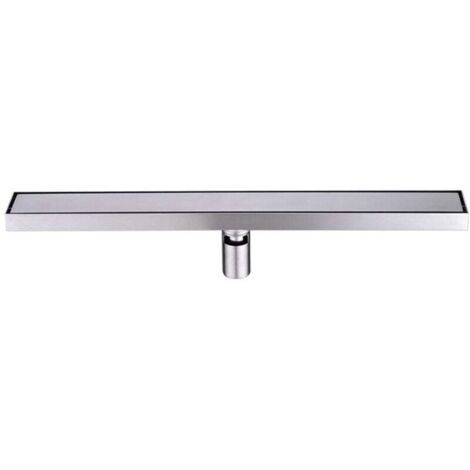 Ulisem Duschrinne 60 cm, 2-in-1-Panel, mit Siphon und Filter für rechteckiges Badezimmer
