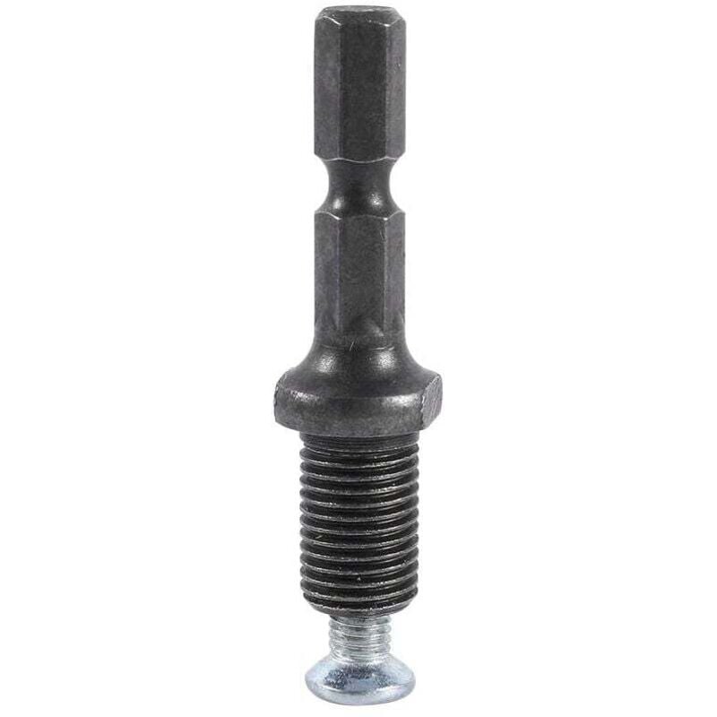 Image of Elektrischer Hammerbohrfutter, 3/8 Zoll-24UNF Sechskantschaftadapter mit Schraube - Ulisem