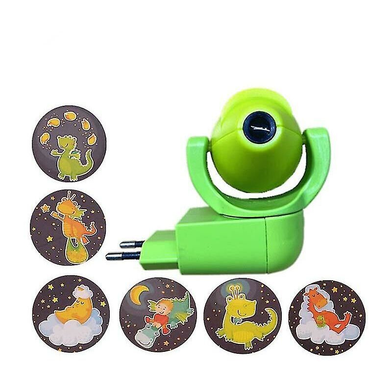 KZQ - Ulisem Étoile lune Animal projecteur projecteur Led 6 Images capteur prise ue veilleuse pour enfants bébé chambre décoration